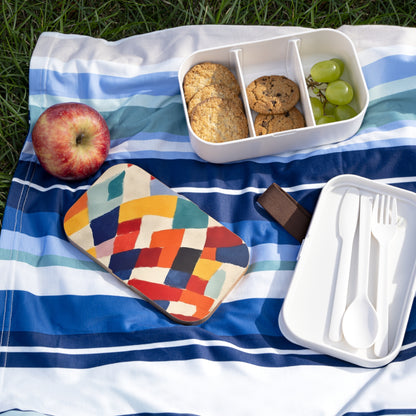 Vibrant Shapes of Color: Ellsworth Kelly-inspired Bento Box