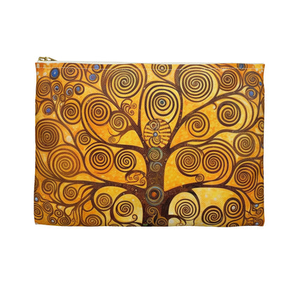 The Tree of Life Accessory Pouch: A Modern Art Tribute to Gustav Klimt