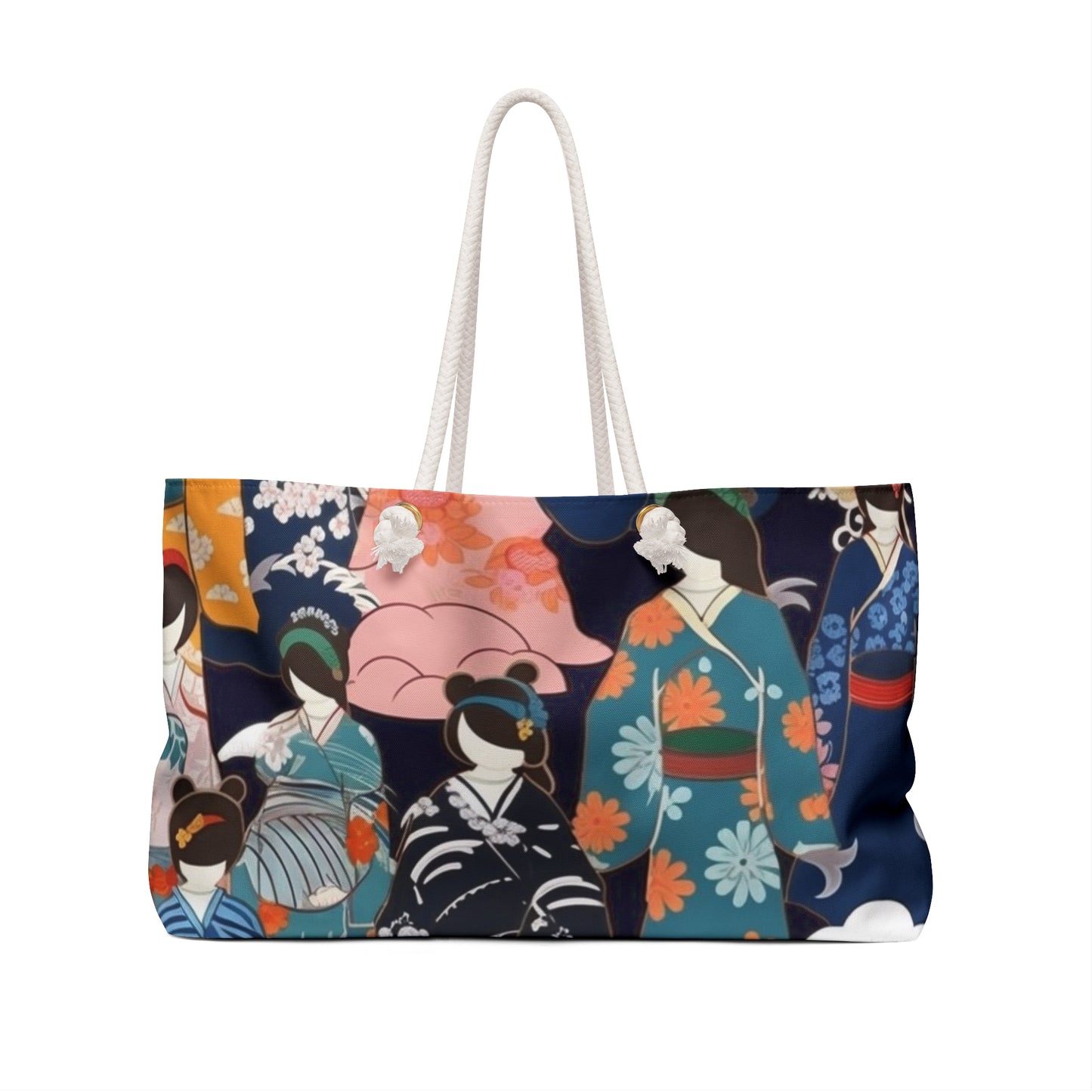 Kimono Dreams Weekender Bag: Experience Japanese Elegance