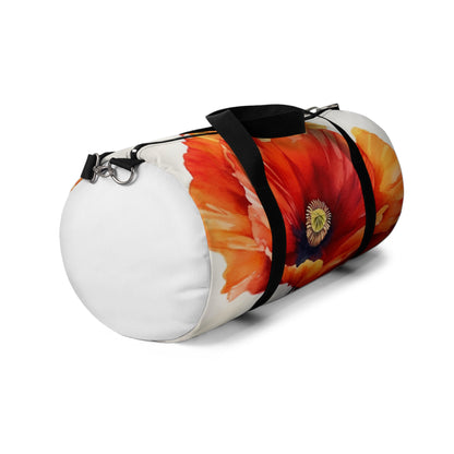 Stunning Poppy Flower Watercolor Duffel Bag: A Blossoming Experience