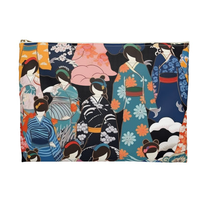 Kimono Dreams Accessory Pouch: Experience Japanese Elegance