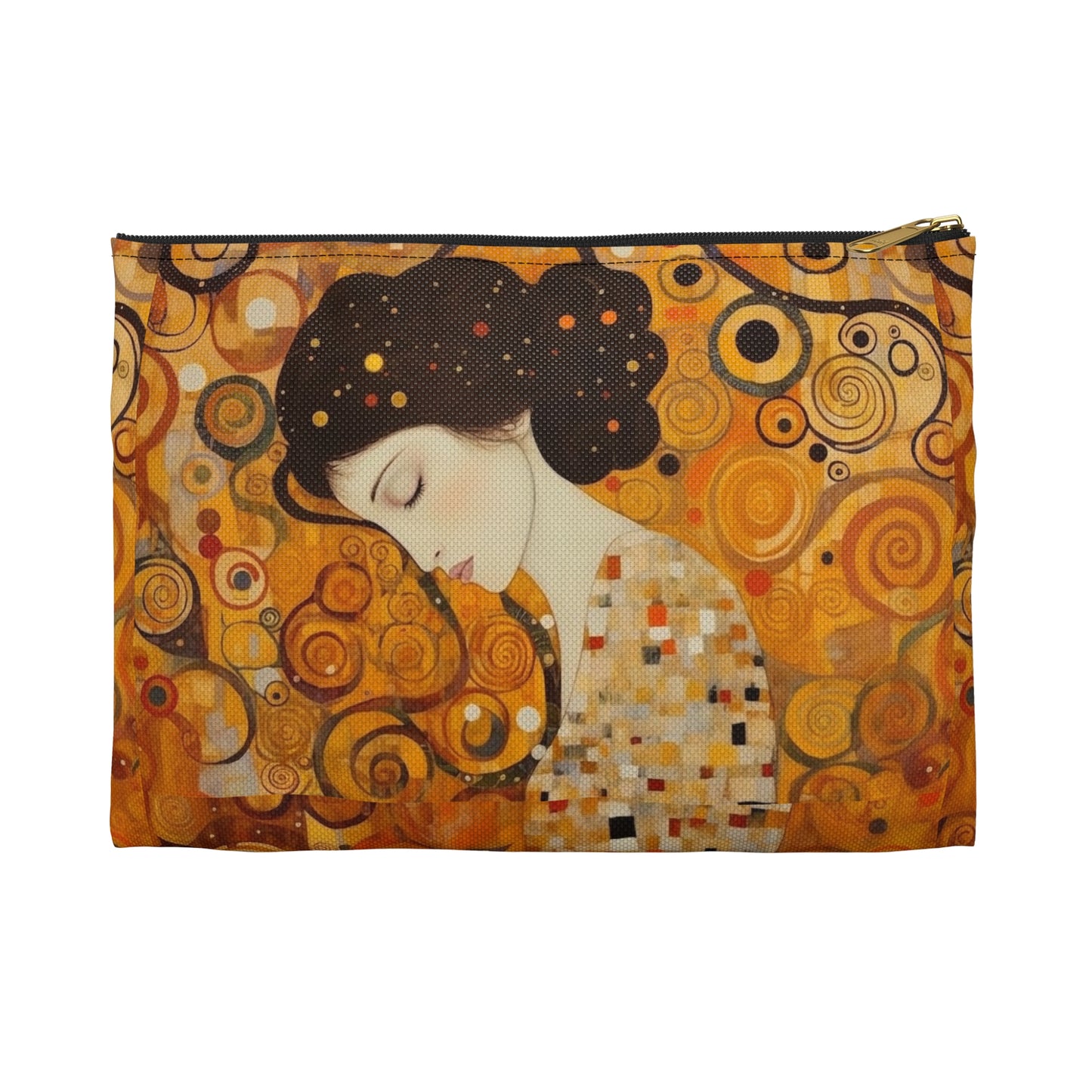 Gustav Klimt Inspired Accessory Pouch: A Tribute to the Iconic Art of the Vienna Secession