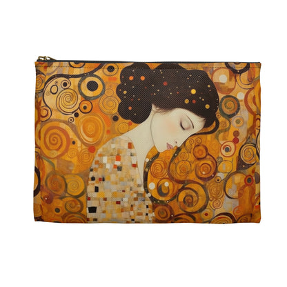 Gustav Klimt Inspired Accessory Pouch: A Tribute to the Iconic Art of the Vienna Secession