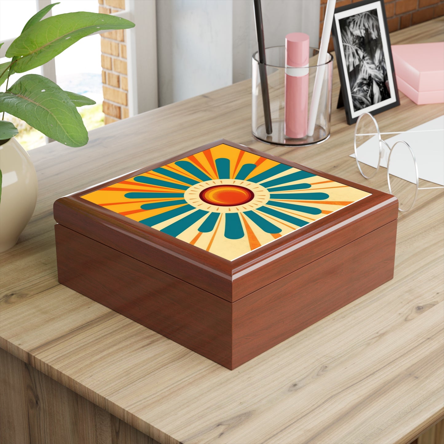 Atomic Age Sunshine: Midcentury Modern Sun Jewelry Box