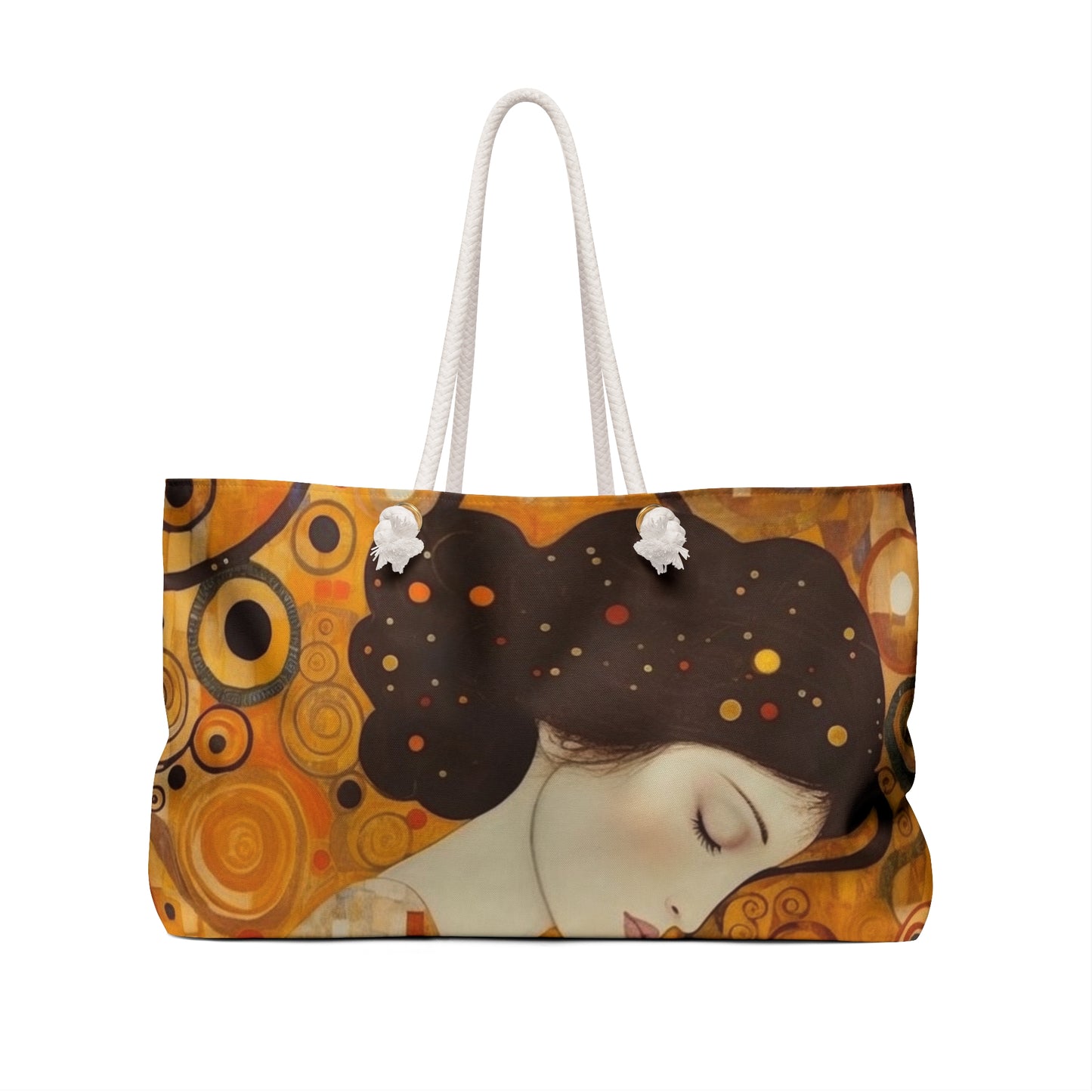 Gustav Klimt Inspired Weekender Bag : A Tribute to the Iconic Art of the Vienna Secession