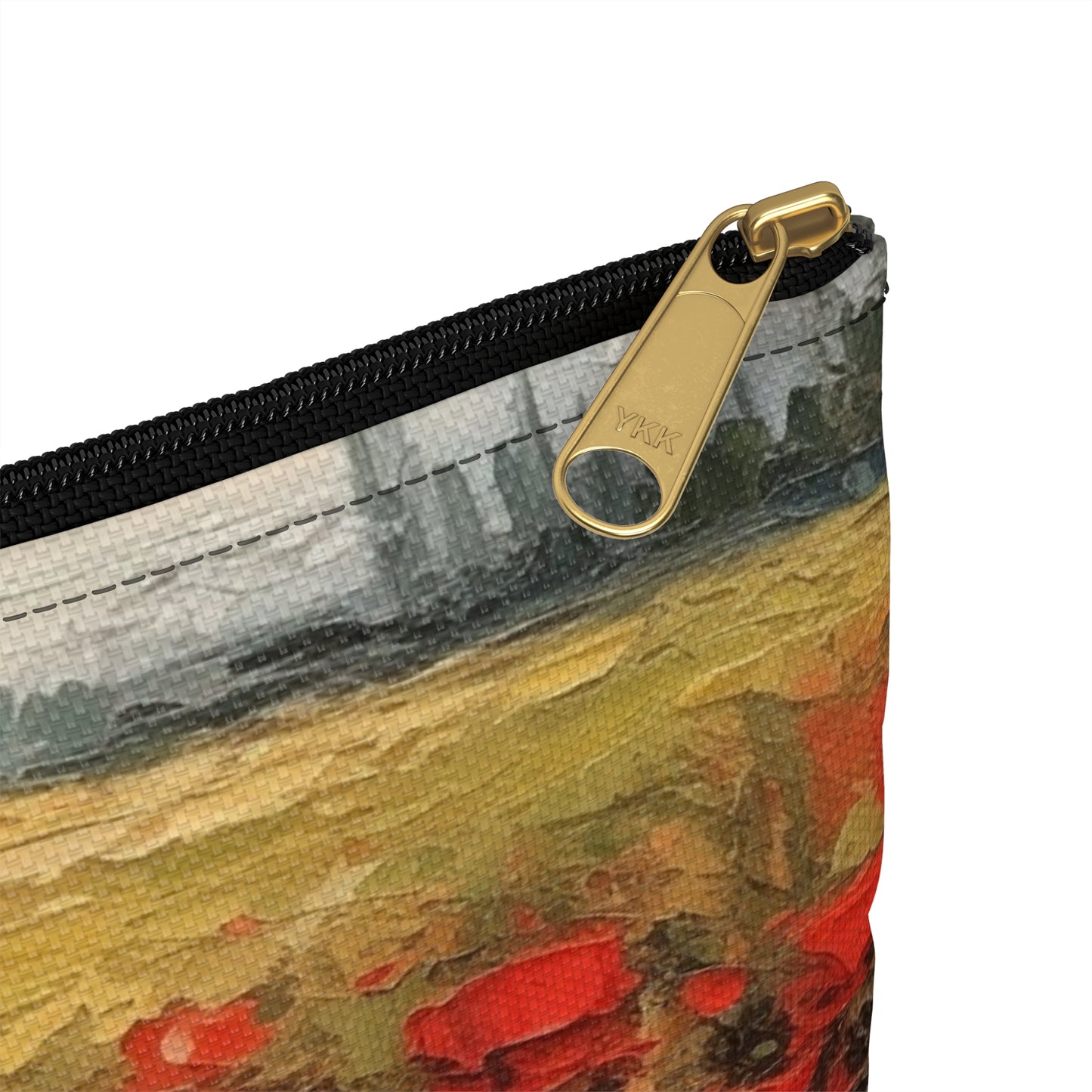 Abstract Poppy Fields: Accessory Pouch for Artistic Inspiration