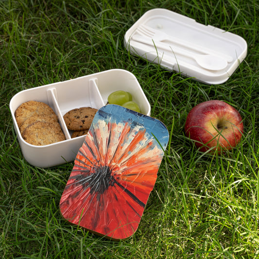 Umbrella Painting Bento Box: Channel Your Inner Artist with Abstract Oil Paint