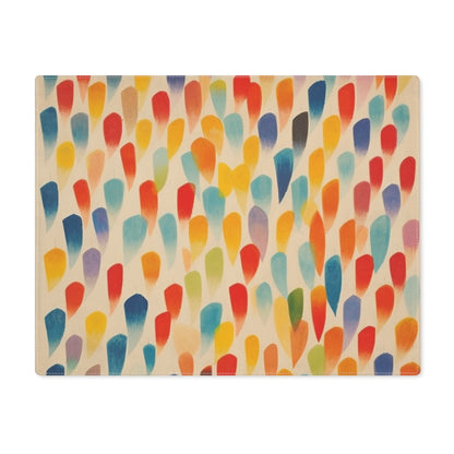 Vibrant Shapes Unleashed: Artistic Placemat Inspired by Ellsworth Kelly