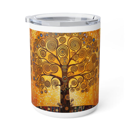 The Tree of Life by Gustav Klimt: Symbolism and Style in an Insulated Coffee Mug