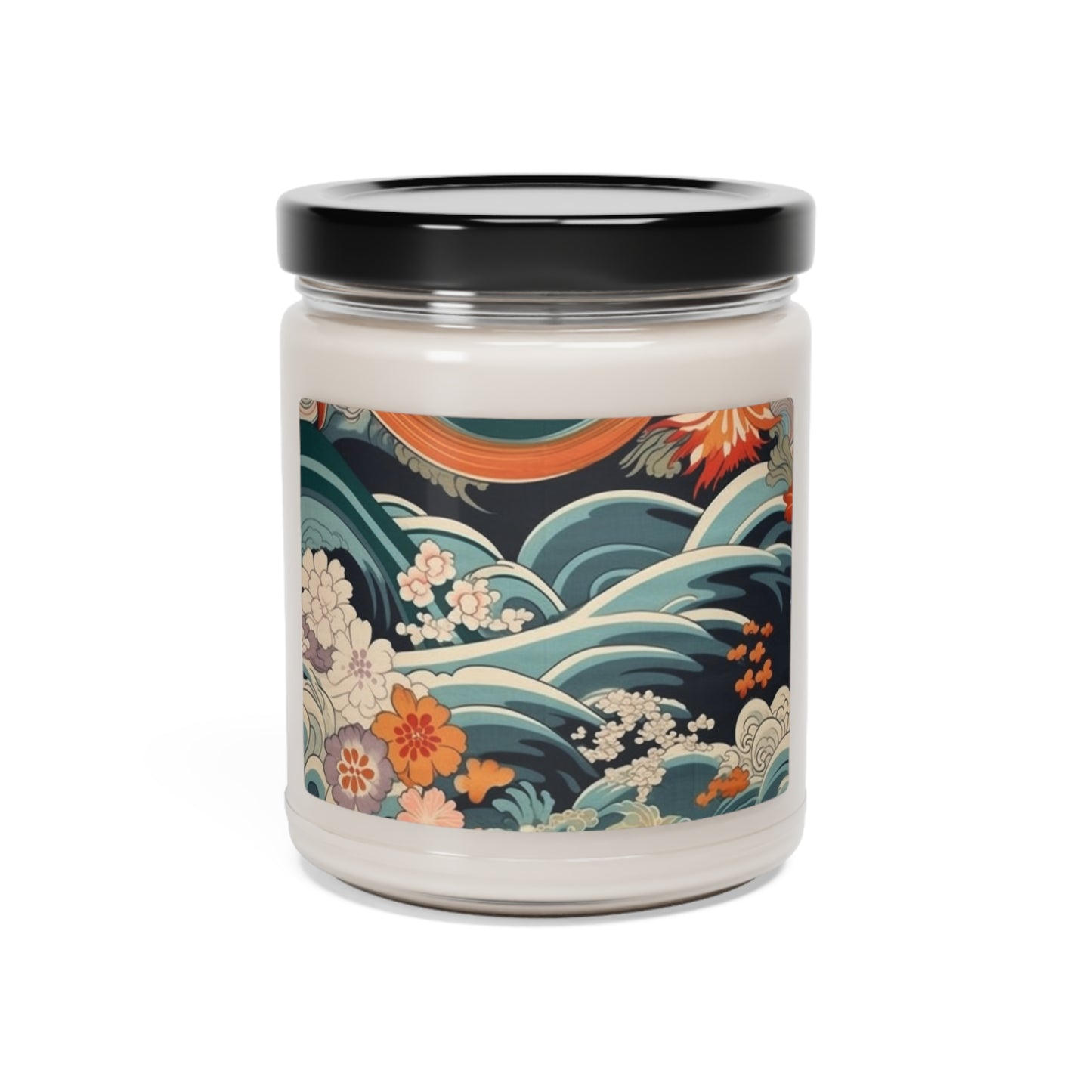 Elegant Kimono Scented Soy Candle: Embrace Japanese Artistry