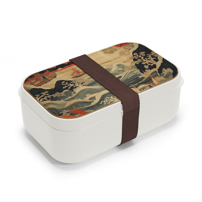 Artistic Fusion - Where Japanese Tapestry Meets the Perfect Bento Box