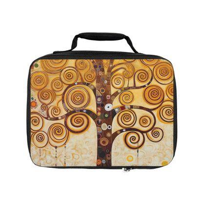 Captivating Artistry: The Tree of Life Lunch Bag, Inspired by Gustav Klimt's Timeless Masterpiece