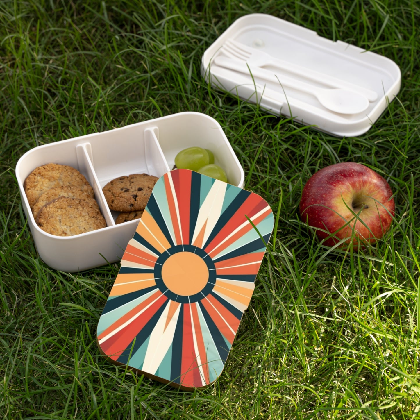 Starburst Bento Box in Atomic Age and Midcentury Modern Design