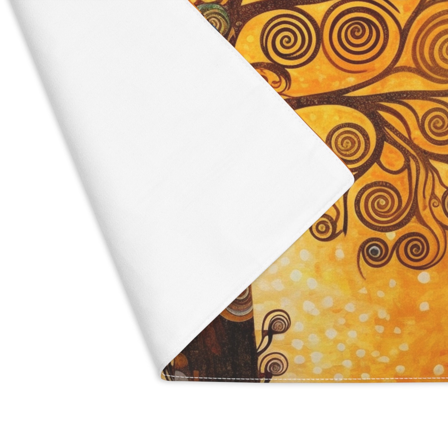 The Tree of Life Placemat: A Modern Art Tribute to Gustav Klimt