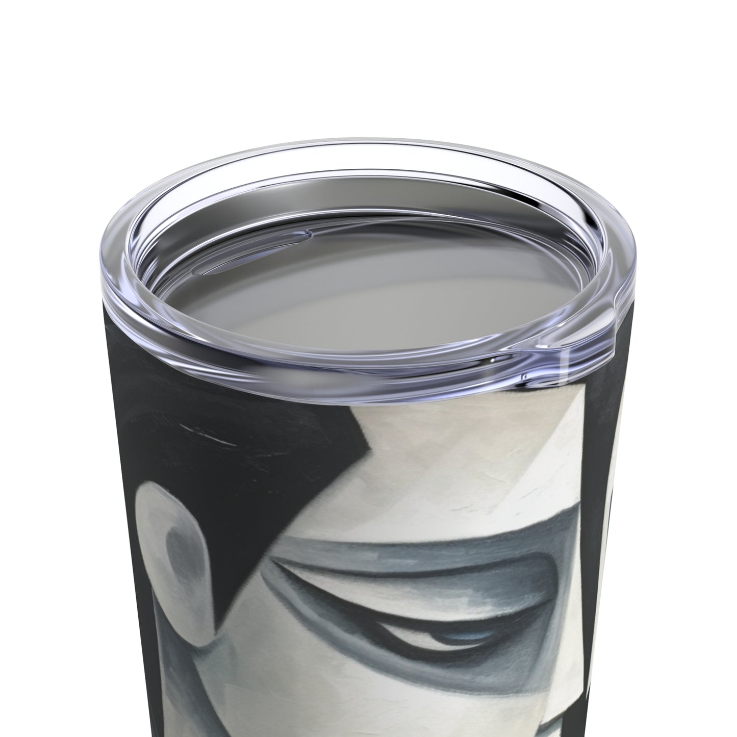 Tumbler with Cubist Art: Sip with Artistic Finesse and Abstract Flair