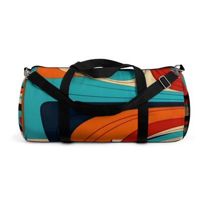 Midcentury Abstractions: Abstract-Inspired Duffel Bag for Atomic Age Design