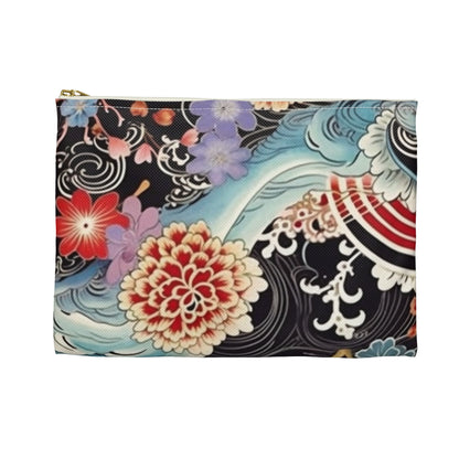 Authentic Japanese Kimono Accessory Pouch: Embrace Tradition