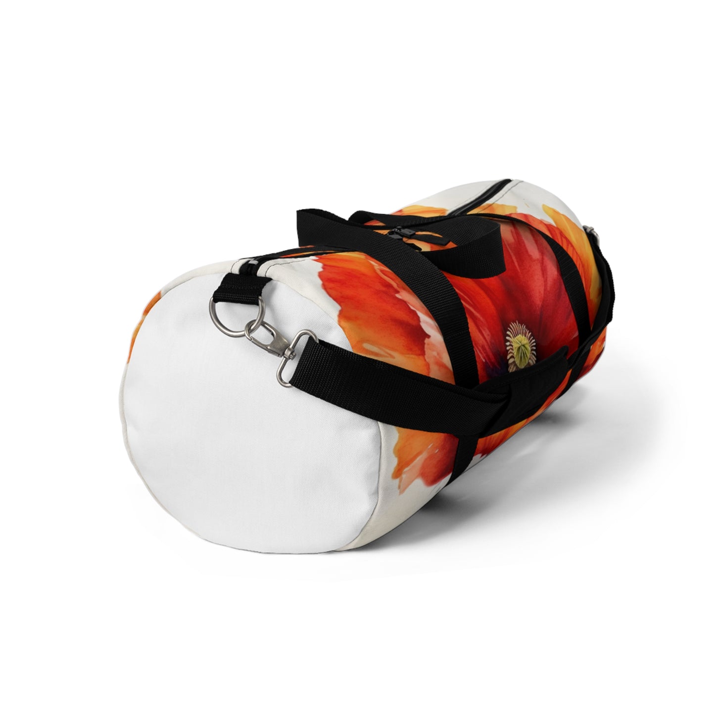 Stunning Poppy Flower Watercolor Duffel Bag: A Blossoming Experience