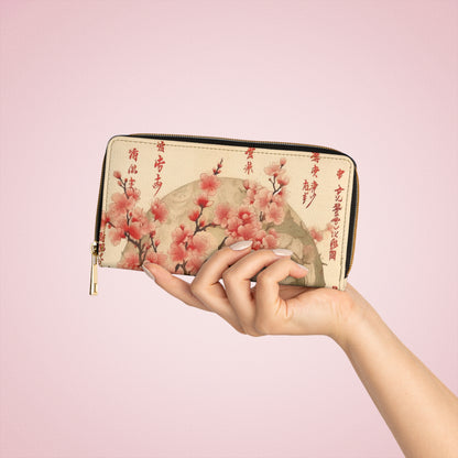 Cherry Blossom Dreams: Zipper Wallet