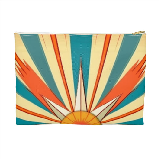 Best Midcentury Modern Starburst Candy Colored Accessory Pouch