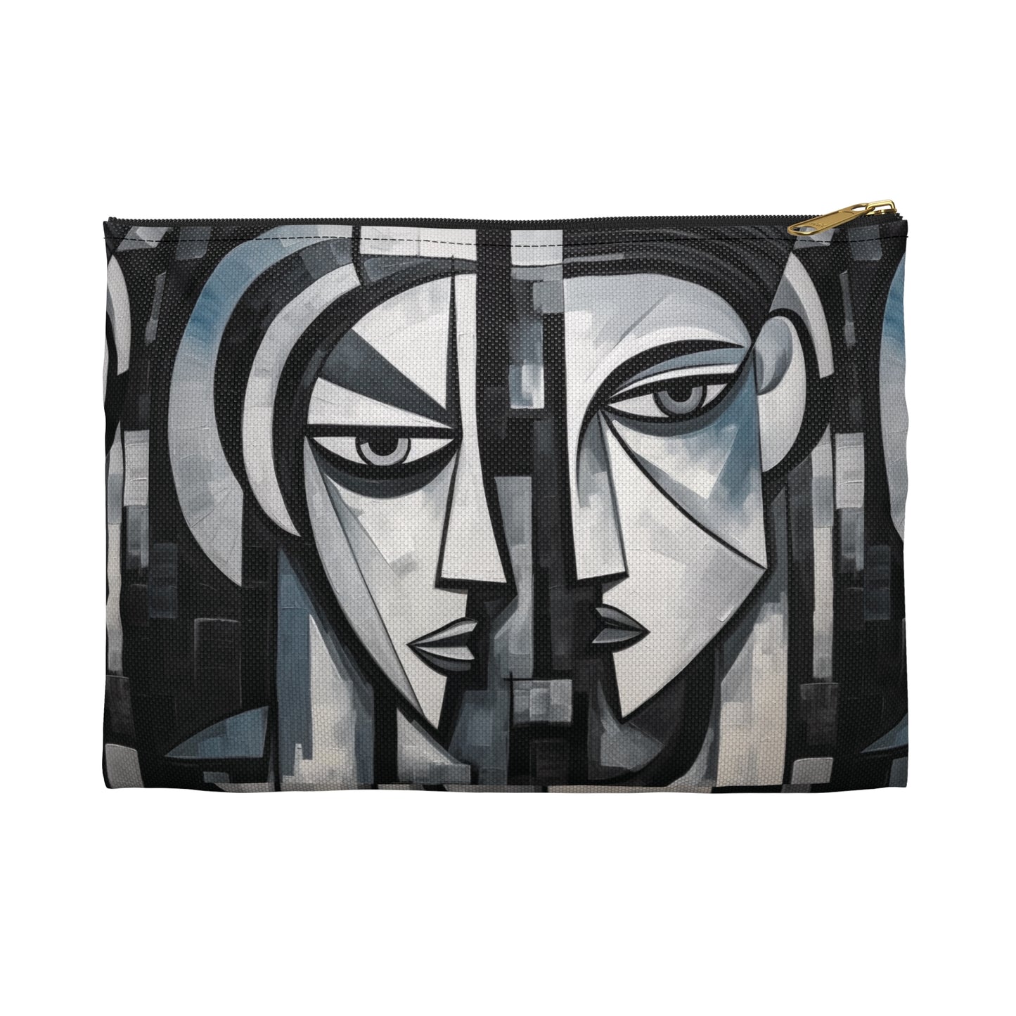 Cubist Paintings Accessory Pouch: Captivating Brush Strokes