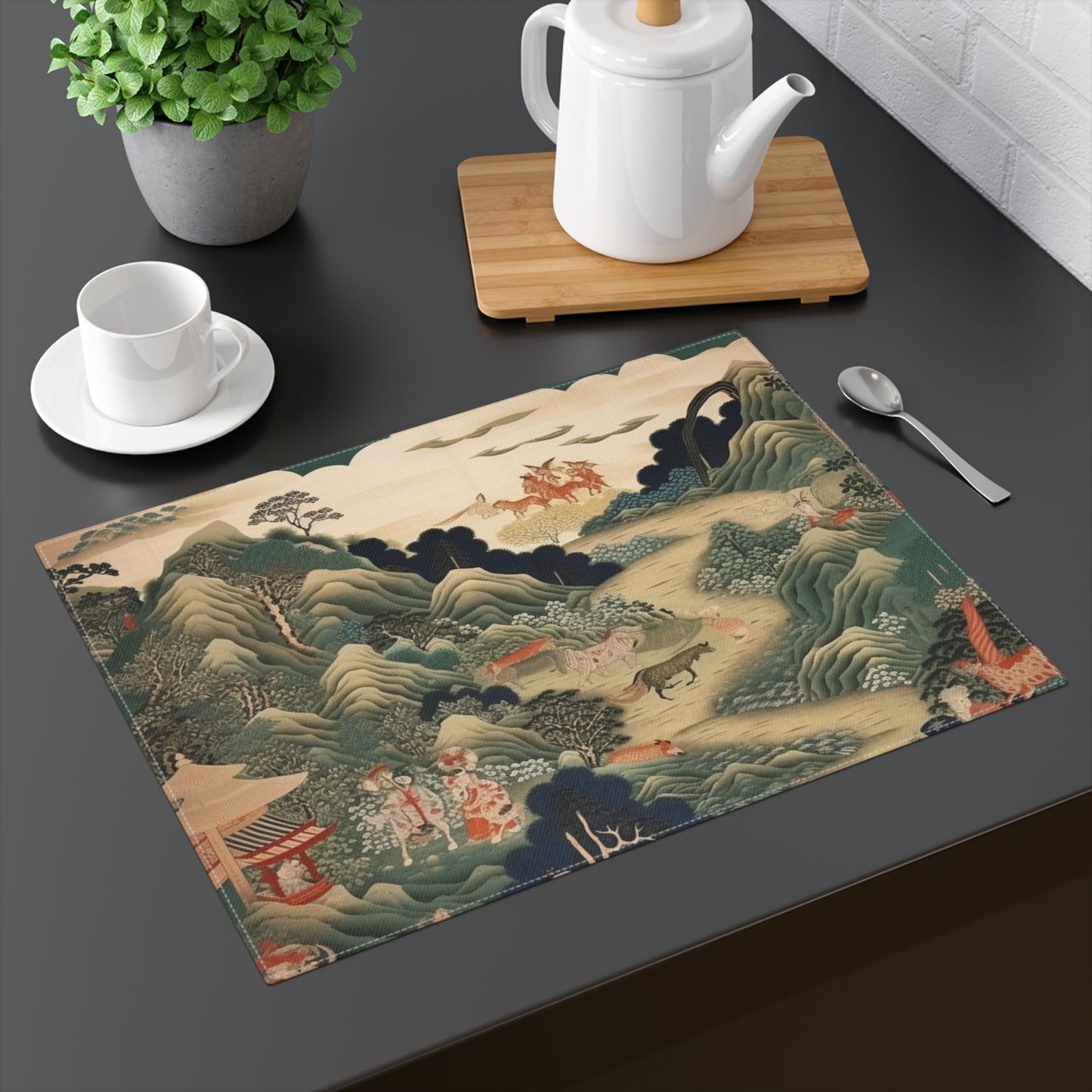 Japanese Tapestry Placemat: Embrace the Artistic Splendor