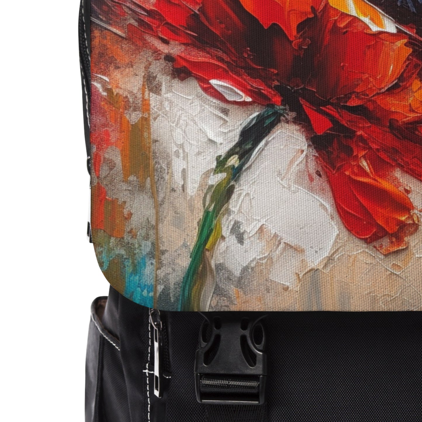 Unleash Your Creativity with Poppy Unisex Casual Shoulder Backpack: A Blossoming Artistic Journey