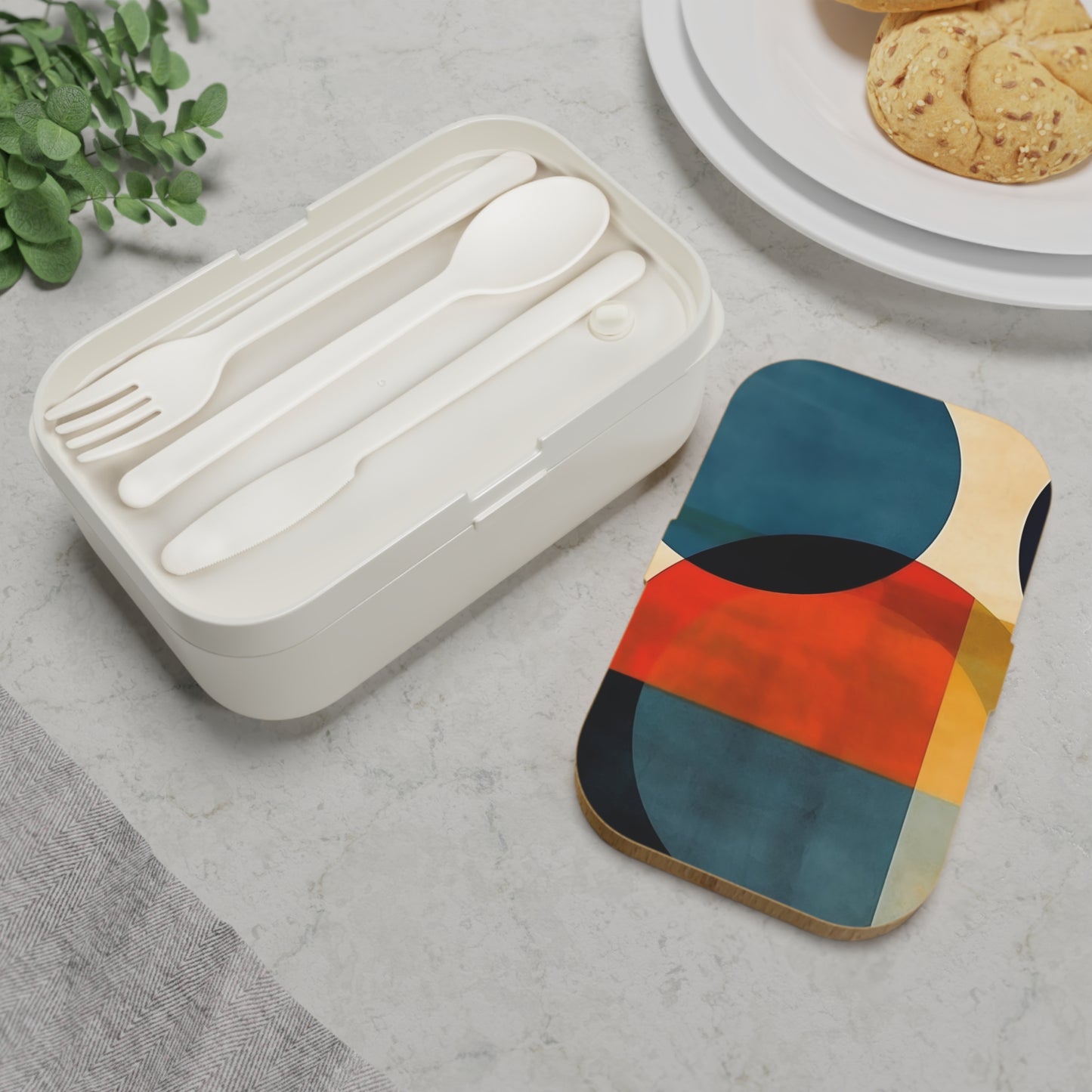 Geometric Abstraction Extravaganza: Bento Box for Art Enthusiasts