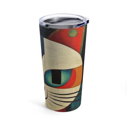 Artistic Vintage Vibes: Picasso-Inspired Midcentury Modern Tumbler for Retro Fashion