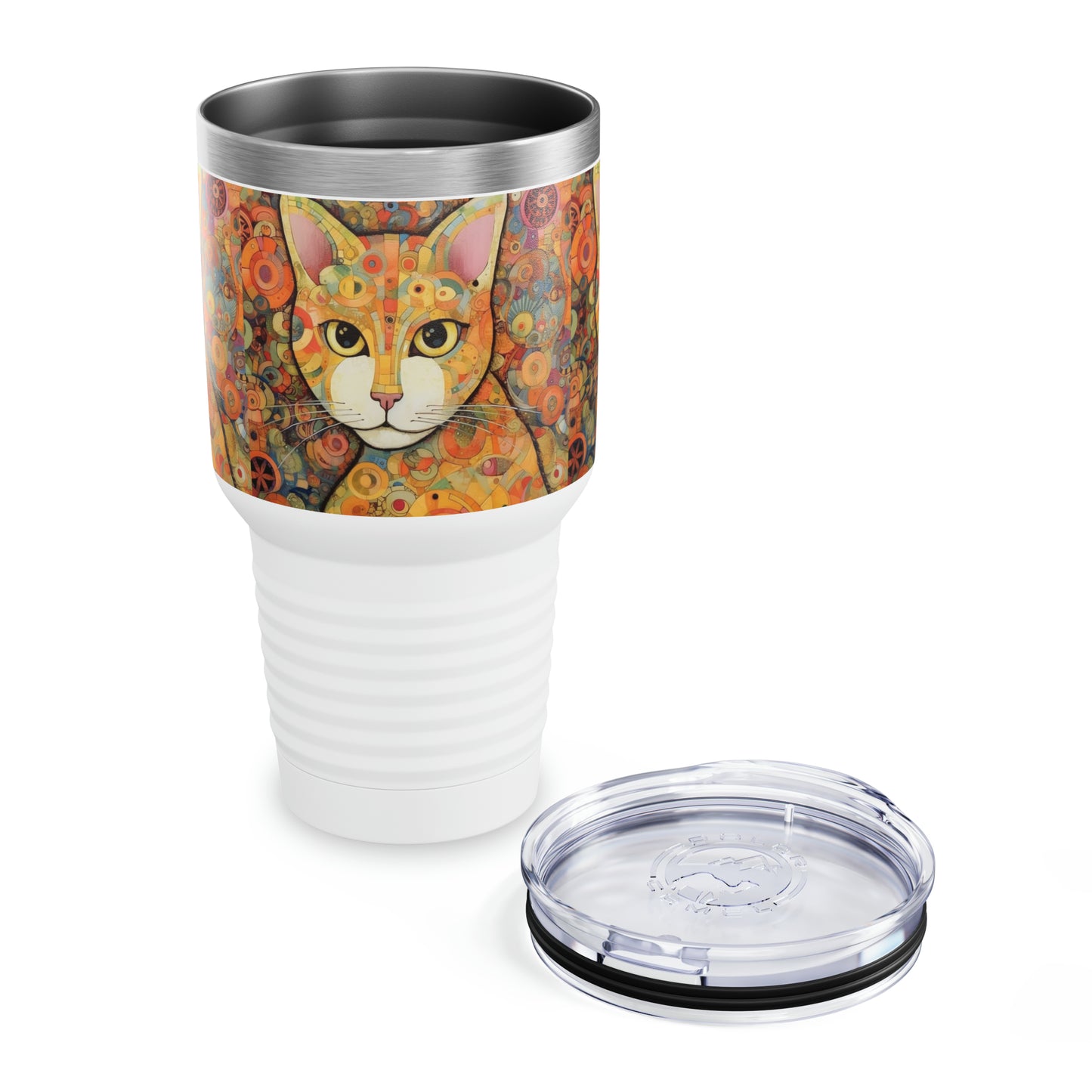 Art Nouveau Essence: Klimt-Inspired Ringneck Tumbler