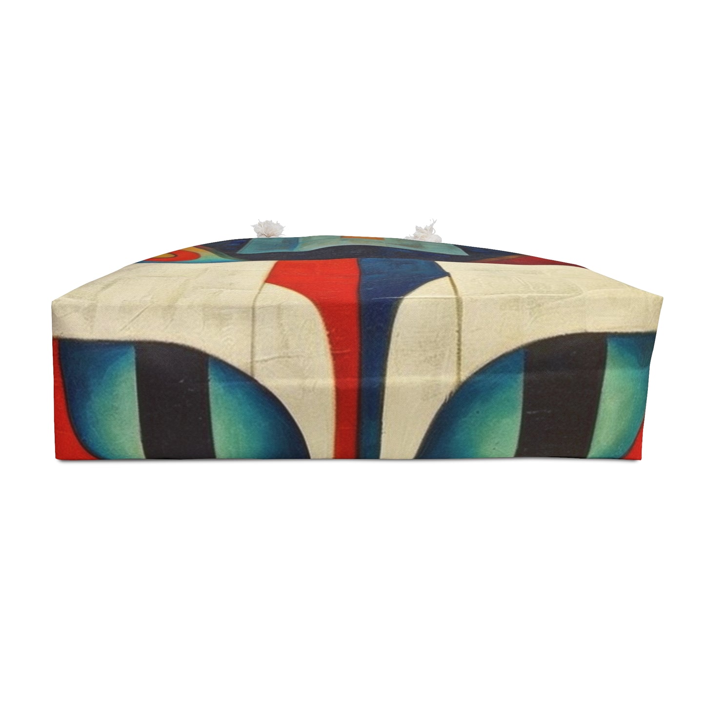 Artistic Vintage Vibes: Picasso-Inspired Midcentury Modern Weekender Bag for Retro Fashion