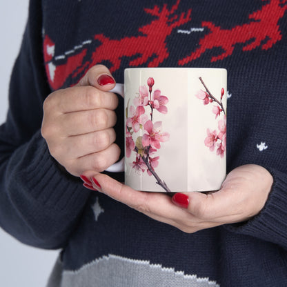 Embrace the Tranquility of Cherry Blossoms with Ceramic Mug