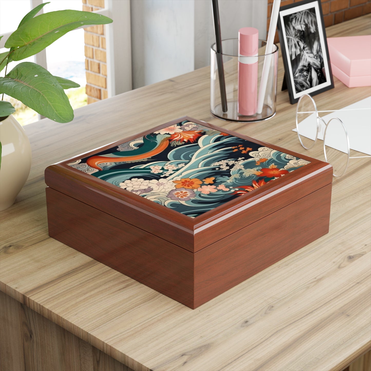 Elegant Kimono Jewelry Box: Embrace Japanese Artistry