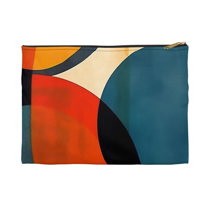 Best Midcentury Modern Geometric Art Accessory Pouch: Elevate Your Style with Abstract Sophistication