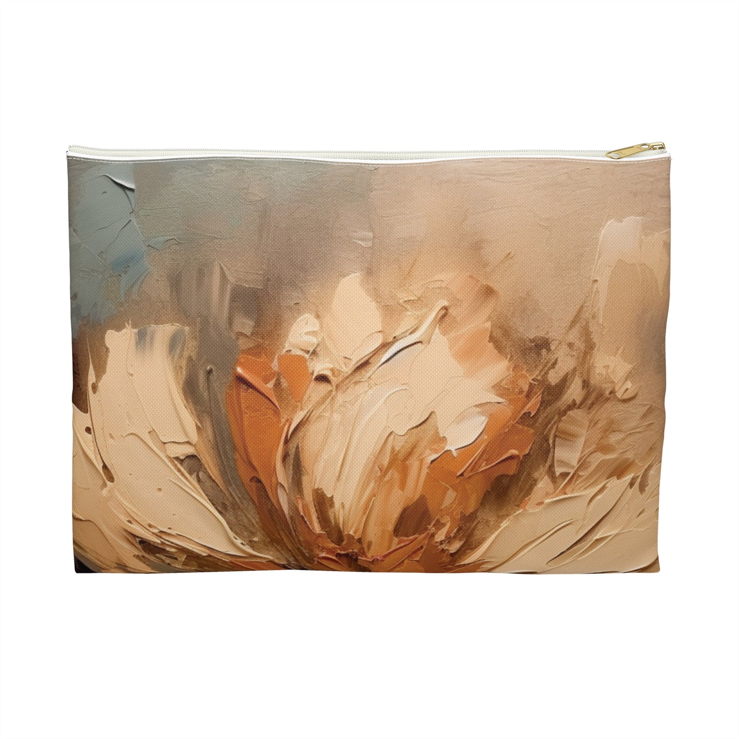 Artistic Fusion: Accessory Pouch Infused with Tan Hua-Inspired Abstract Art