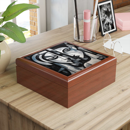 Cubist Paintings Jewelry Box: Captivating Brush Strokes in Every Refreshing Drink