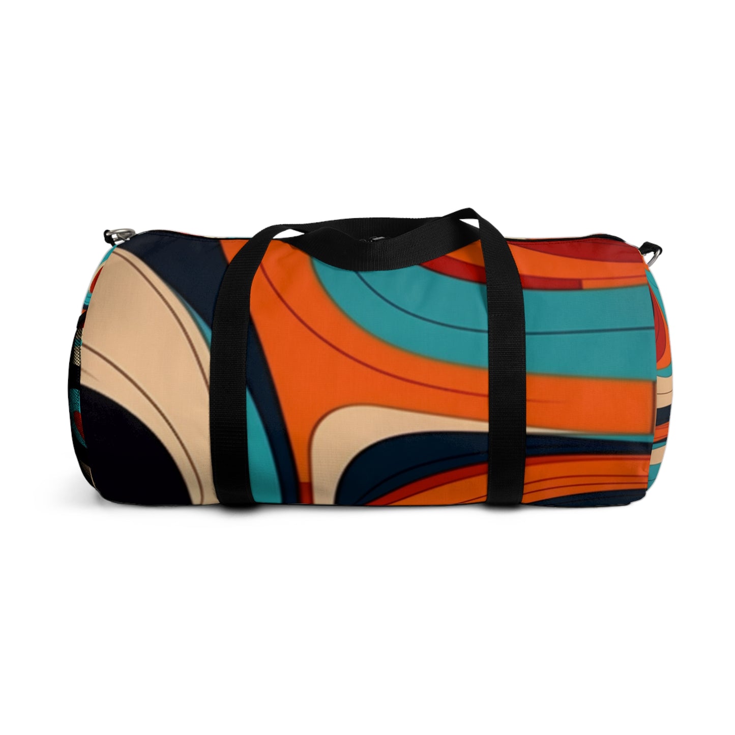 Midcentury Abstractions: Abstract-Inspired Duffel Bag for Atomic Age Design