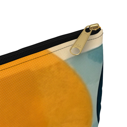 Midcentury Modern Geometric Art Accessory Pouch: Iconic Design and Versatile Storage Solution