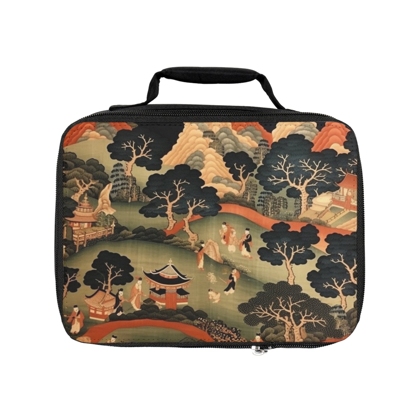 Tapestry Treasures: Japanese-inspired Lunch Bag for Art Lovers