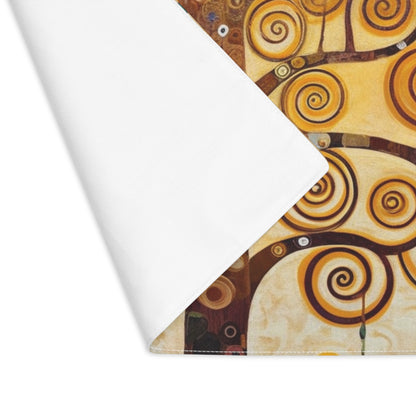 Captivating Artistry: The Tree of Life Placemat, Inspired by Gustav Klimt's Timeless Masterpiece