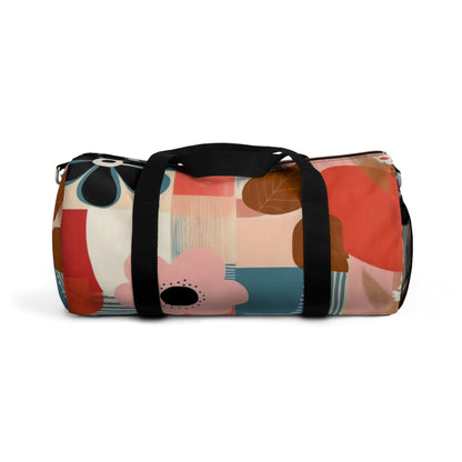 Abstract Expressions: Modern Art-Inspired Midcentury Modern Duffel Bag with Timeless Design