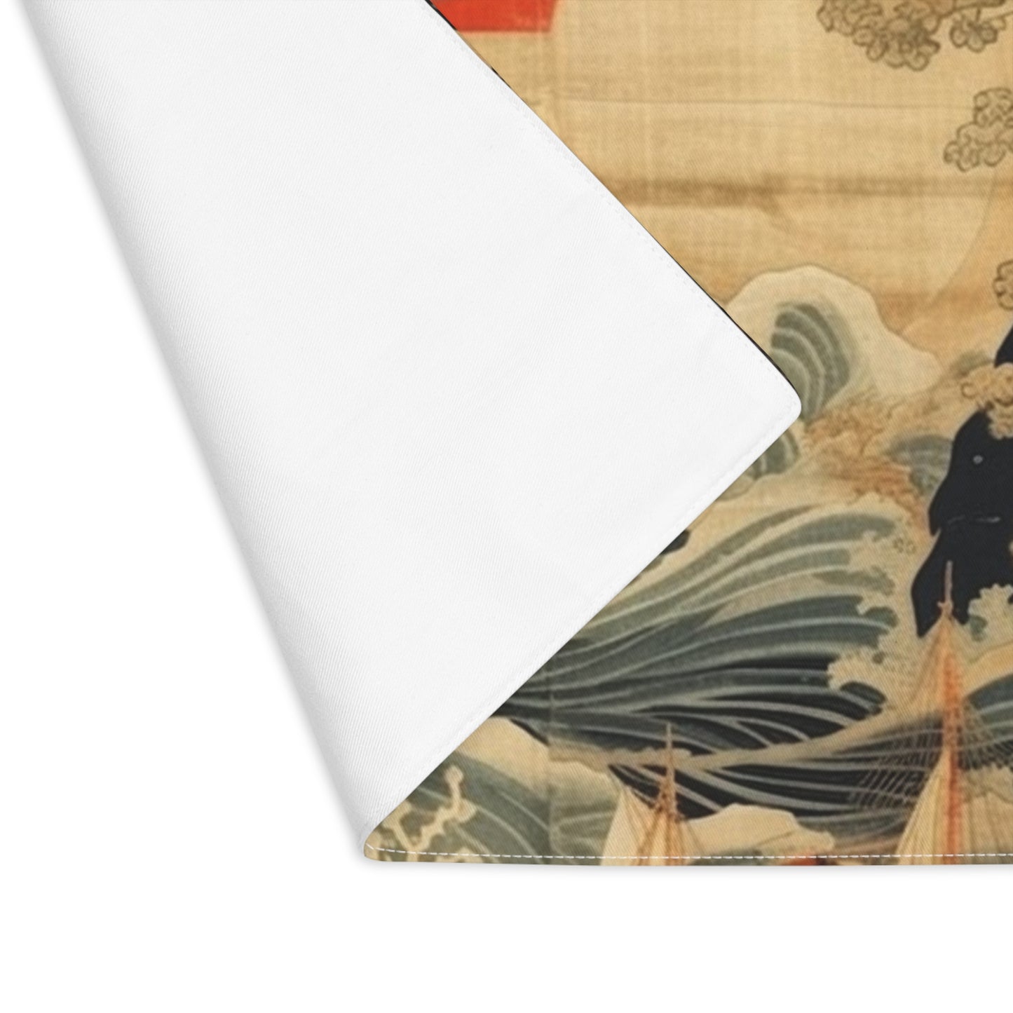 Artistic Fusion: Placemat Where Japanese Tapestry Meets the Perfect Placemat