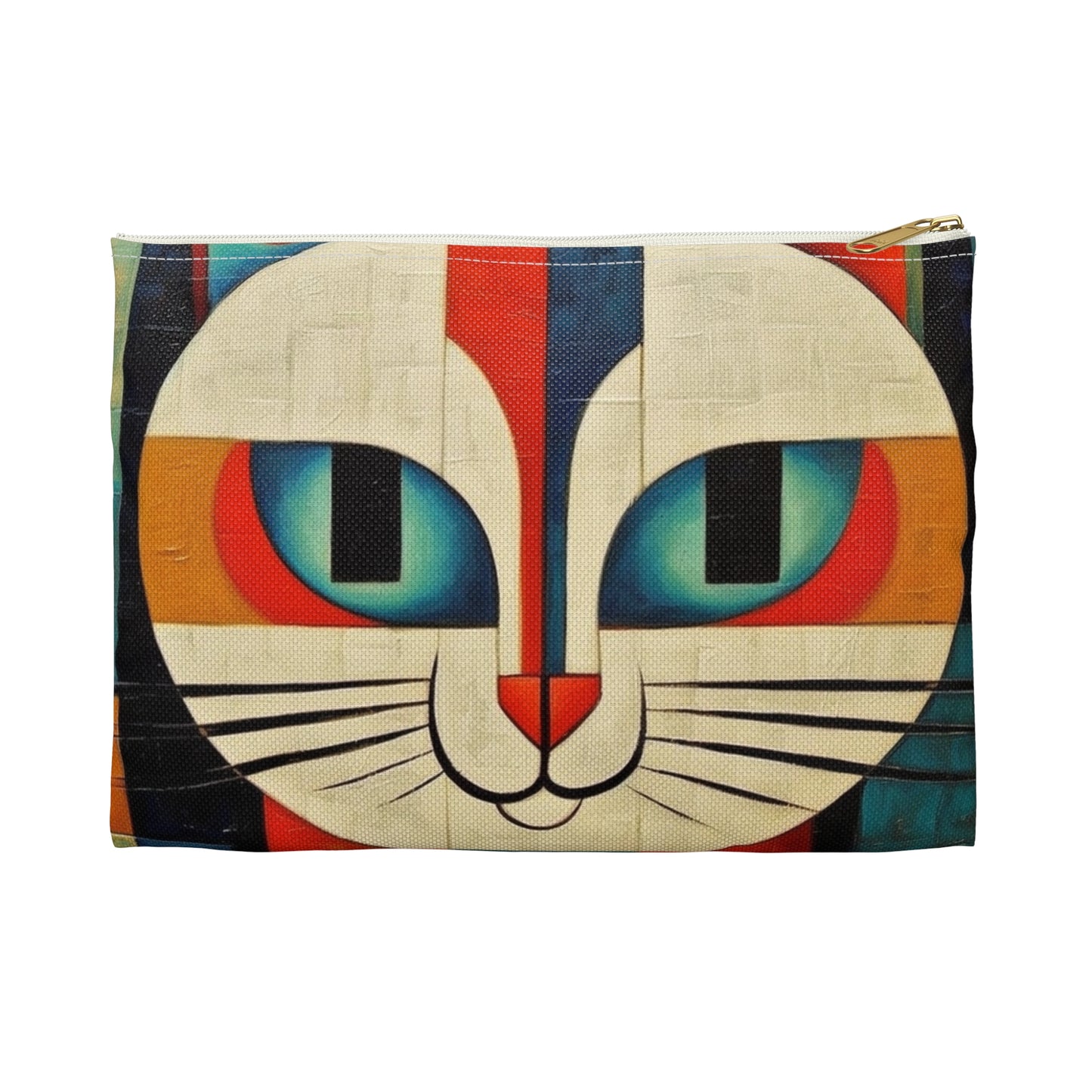 Artistic Vintage Vibes: Picasso-Inspired Midcentury Modern Accessory Pouch for Retro Fashion