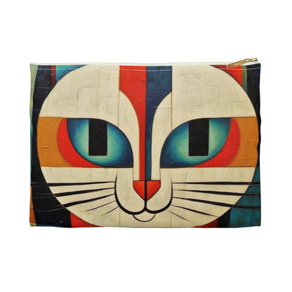 Artistic Vintage Vibes: Picasso-Inspired Midcentury Modern Accessory Pouch for Retro Fashion