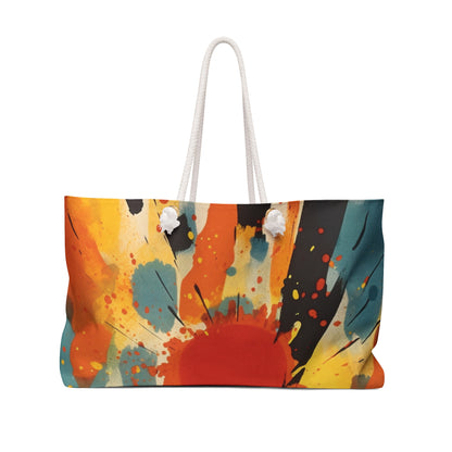 Cosmic Fusion Abstract Weekender Bag