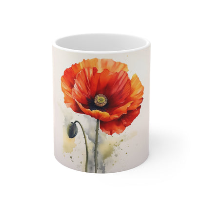 Embrace the Beauty of Watercolor with Ceramic Mug: Flower Edition