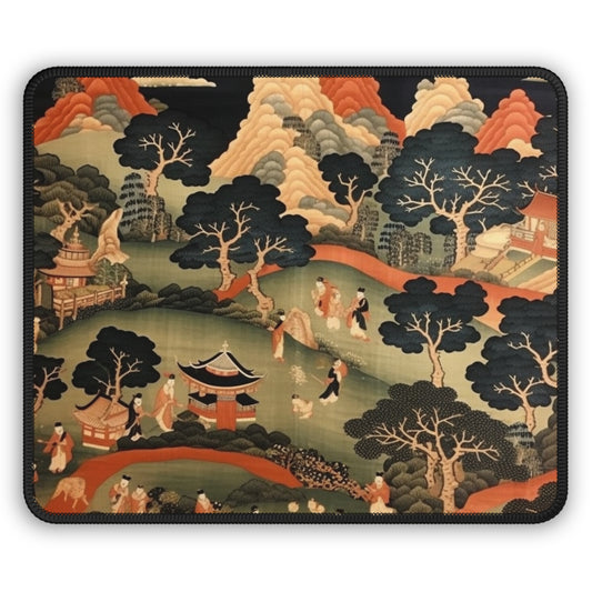 Tapestry Treasures: Japanese-inspired Gaming Mouse Pad for Art Lovers
