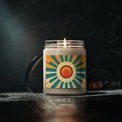 Atomic Age Sunshine: Midcentury Modern Sun Scented Soy Candle