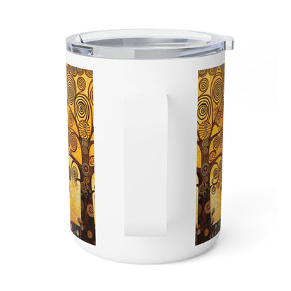 The Tree of Life by Gustav Klimt: Symbolism and Style in an Insulated Coffee Mug