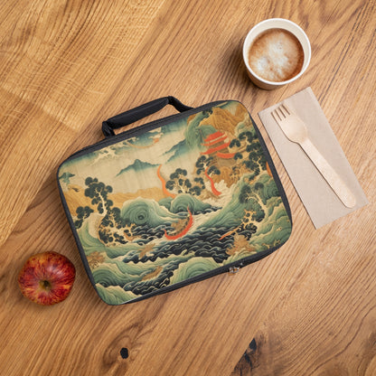 Harmony of the Elements: Japanese Tapestry-Inspired Lunch Bag